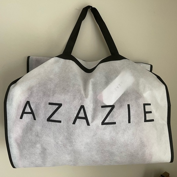 NWT Azazie raspberry tulle dress - Picture 6 of 9